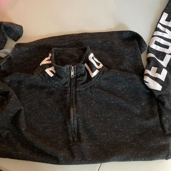 LOVE 7, Sweatshirt, Black marbled,Size S, - Picture 4 of 12